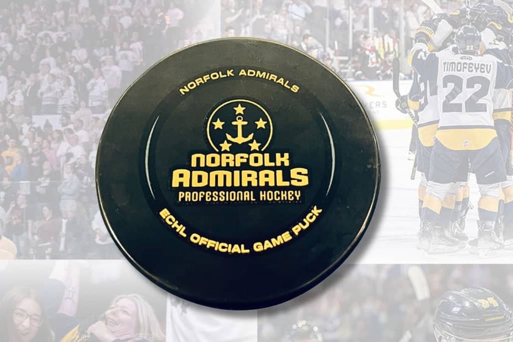 Norfolk Admirals Puck