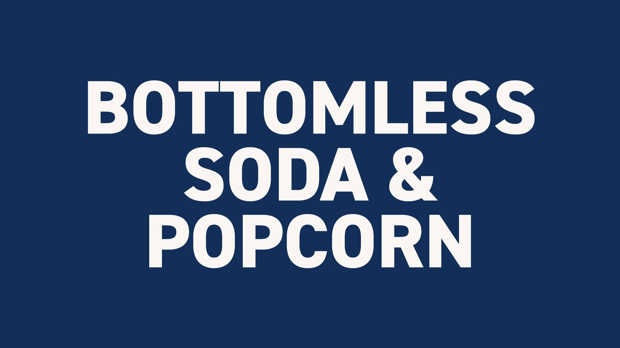 Bottomless Popcorn + Soda - John Cameron Mitchell - Not a Ticket