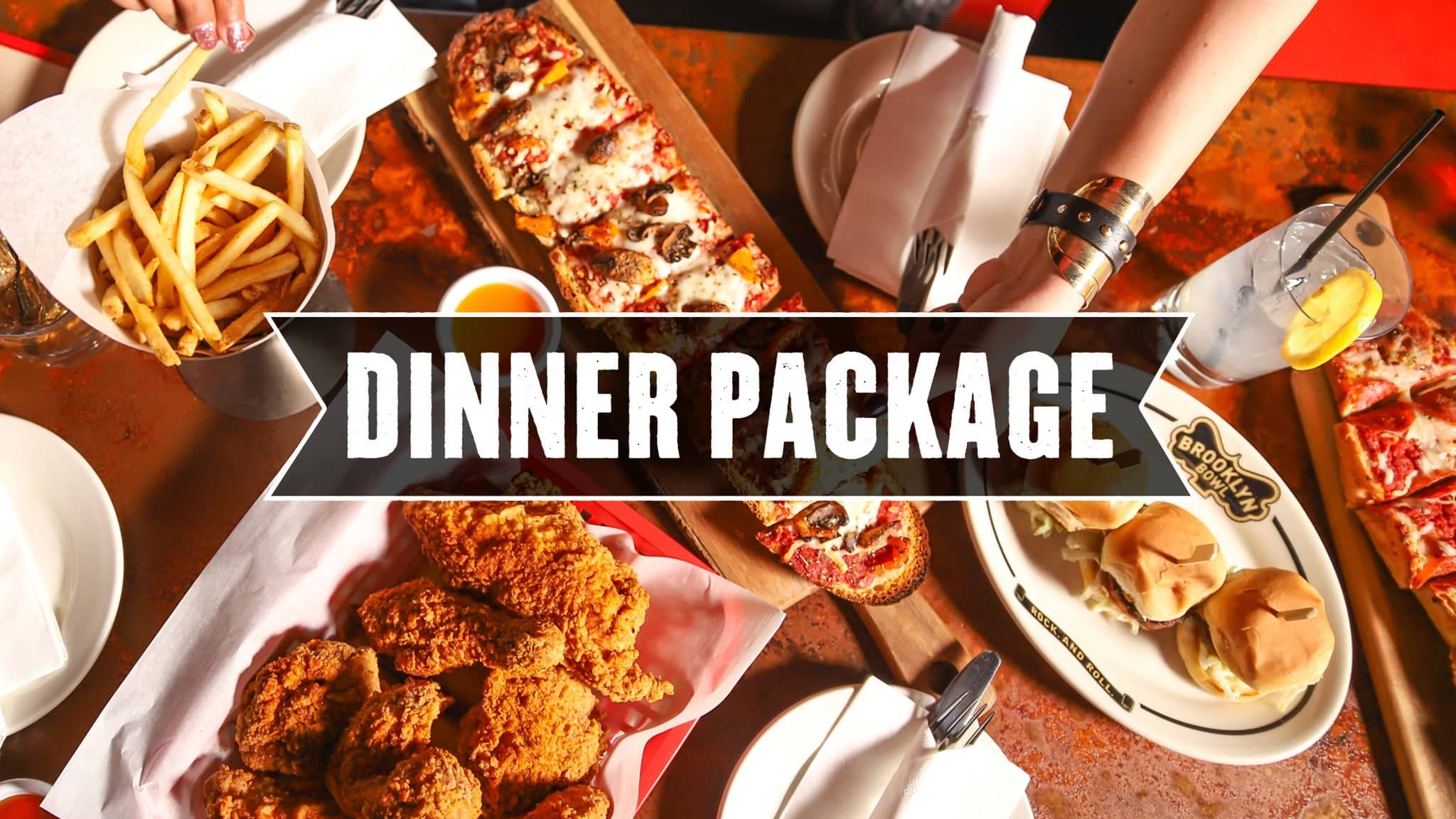 Dinner Package - Driveways - Not a Concert Ticket